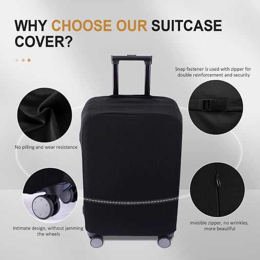 Luggage/Suitcase Cover - BlackChurchArt